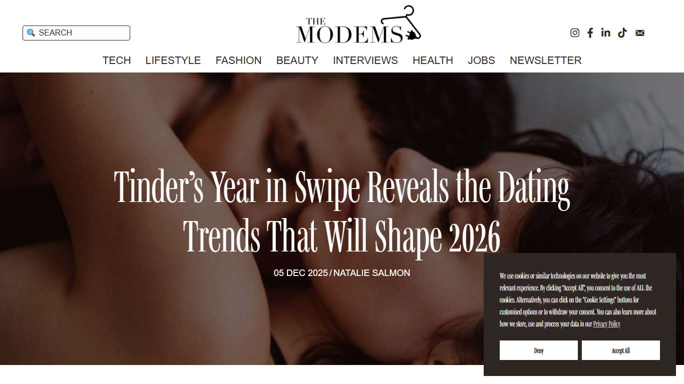 Tinder Reveals the Dating Trends That Will Shape 2026