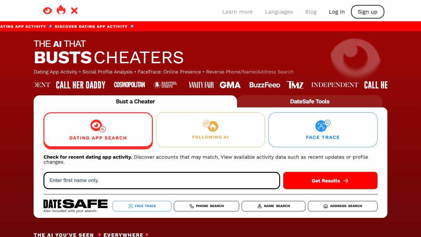 Cheaterbuster - Dating App Search